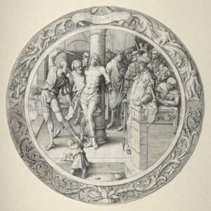 Yuvarlak Tutku: Kırbaçlanma, 1509. by Lucas van Leyden