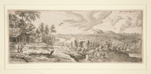 Bir nehre bakan ormanlar by Lucas van Uden