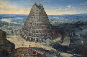 Fransızca:  La Tour de Babel Babil Kulesi by Lucas van Valckenborch