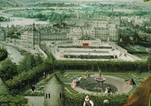 İlkbahar. Arka plan by Lucas van Valckenborch