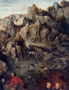 Köy Bayramı, detay, 1576. by Lucas van Valckenborch