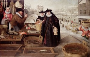 kış, 1595 by Lucas van Valckenborch