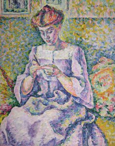 Kadın Tığ İşi, 1908 by Lucie Cousturier