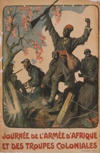 Fransız ve Sömürge Kuvvetlerinin Birliğini Kutlayan Poster