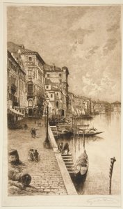 Quai, Venedik by Lucien Marcelin Gautier