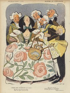 Madame De Pompadour, Le Rire için İllüstrasyon