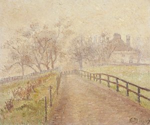 Sisli Bir Sabah, Mortlake by Lucien Pissarro
