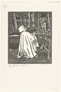 Roodkapje Kırmızı Başlıklı Kız by Lucien Pissarro