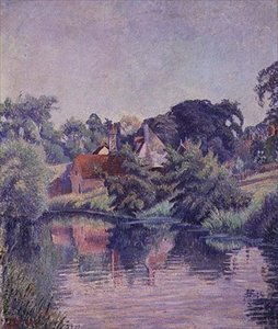 Stour, Stratford Aziz Mary by Lucien Pissarro