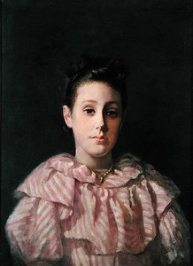 Genç Bir Kızın Portresi by Lucius Wolcott Hitchcock