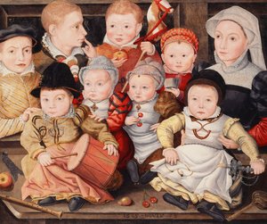 Grup Çocuk Portresi, 1565 by Ludger Tom the Younger Ring