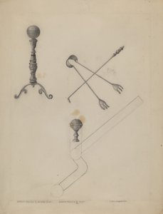Andiron ve Şömine Takımı by Ludmilla Calderon