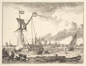 Liman Sahnesi. by Ludolf Backhuysen I