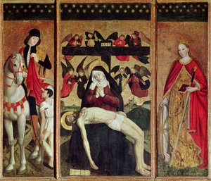 St. Martin ve St. Catherine arasındaki Pieta
