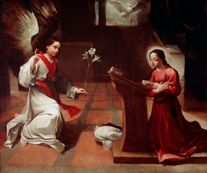 Müjde Tablosu Lodovico Carracci (Ludovic Carrache)