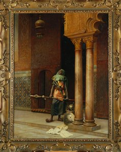 Harem Muhafızı (tuval üzerine yağlı boya)