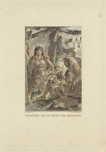 Kabinlerindeki aileler Fransız limanının sakinleri (nesne üzerindeki başlık) by Ludwig Gottlieb Portman