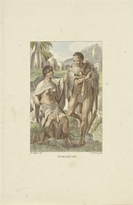 Güney Afrika Nama Namaquas (nesne üzerindeki başlık) by Ludwig Gottlieb Portman