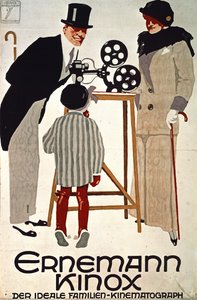Ernemann Kinox, Der Ideale Familien Kinematograph (The Ideal Family Cine-camera), Almanya by Ludwig Hohlwein