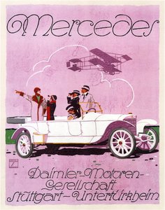 Mercedes, 1914 by Ludwig Hohlwein