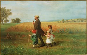 Pazar yürüyüşü by Ludwig Knaus