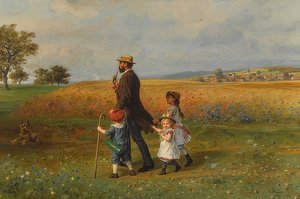 Pazar yürüyüşü. 1889