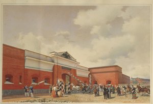 Kronstadt Deniz Kalesi Saint Petersburg Kapıları, 1850