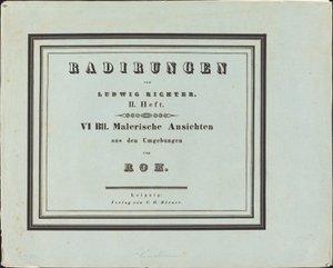 Roma çevresinden pitoresk manzaralar by Ludwig Richter