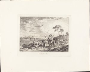 Circello Dağı by Ludwig Richter