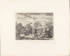 rocca di mezzo by Ludwig Richter