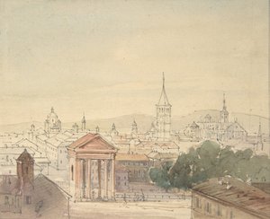 Milano manzarası, 1820-84.