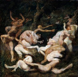 Kadınların Kaçırılması, 20. yüzyıl. by Ludwig von Hofmann