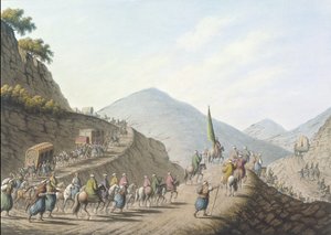 Balkan Dağı, levha 2, meyhane. William Watts tarafından by Luigi (after) Mayer