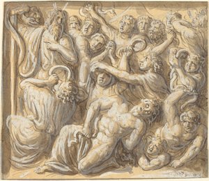 Musa ve Brazen Yılan by Luigi Ademollo