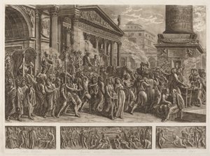 Bir Zafer Alayında Taşınan Trajan