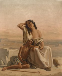 Çölde Hacer ve İsmail by Luigi Alois Gillarduzzi