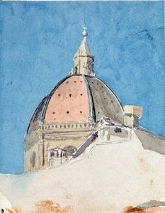 Kilise Santa Maria del Fiore kubbesi, Floransa (Suluboya by Luigi Garibbo