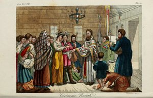 Nişan. Eski ve Modern Gümrük veya Devlet Tarihinden İllüstrasyon… Giulio Ferrario, 1831