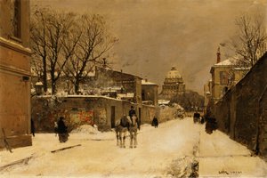 Les Invalides, Paris yakınlarında bir sokak by Luigi Loir