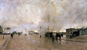 Paris Devre Hattında Duman, 1885.