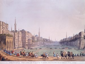 Luigi Mayer tarafından Kahire Ana Meydanı by Luigi Mayer