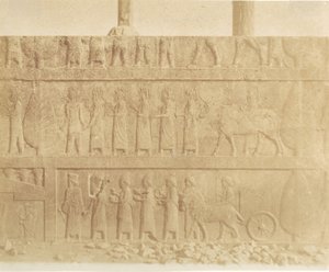 Büyük merdivenin cephesindeki alay, 1858. by Luigi Pesce