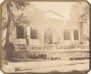 Zerghiandeh. Rus Bakanın Kır Evi, Tahran, 1858. by Luigi Pesce