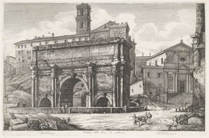 Boog van Septimius Severus te Roma Septimius Kemeri