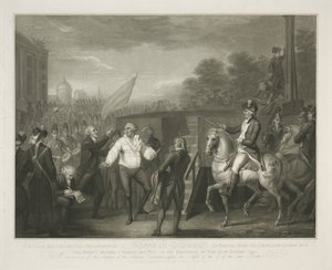Lodewijk XVI bij het schavot Onaltıncı Lewis