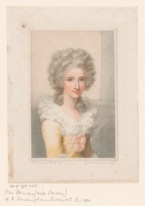 Heykeltıraş Anne Seymour Damer'in portresi