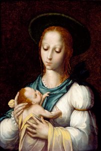 Bakire ve Çocuk, c1567 by Luis de Morales