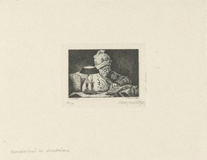 okuyan adam by Lukas van Hoger (signed by artist)