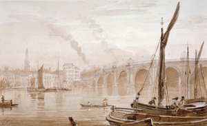 Surrey kıyısından Blackfriars Köprüsü
