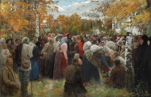 Kutsal yerlere, 1911. by Lukian Vasilyevich Popov